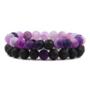 H03ceefe8d86c49db8233ed9ed8e8702d0.webp Bracelet couple pierres naturelles noir et violet 8mm