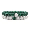 Hcb6fc37a6abd47a9a0c455087ce1197fK.webp Bracelet de couple en malachite blanche 8mm