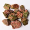 S1c5dd7f9d9dc460d8cc78bd66039f611a.webp Pierres naturelles irrégulières Unakite 100g