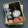 S966300c9a89e47f7953e85e24ee16c6dJ.webp Pendentif Spirit Box avec pierres naturelles.