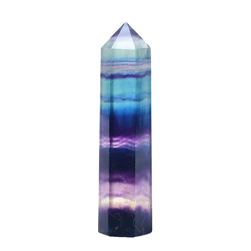 Obélisque en fluorite colorée pour la décoration et le bien-être - 50-60mm, 60-70mm, 70-80mm – Image 6