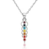 Sf88edc64e36c47f1ae328c2c4ea255a02.webp Pendentif amulette 7 chakras en acier argenté